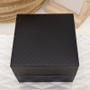 CAJA EXHIBIDOR DE RELOJ NEGRO CON RELIEBE 4601