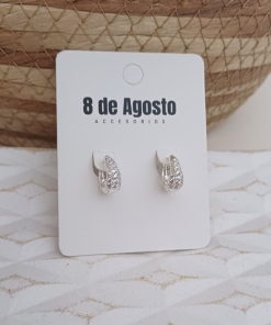 ARGOLLA BR BAÑADO EN PLATA 5657