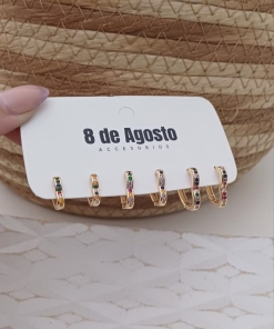 set x3 argollas ad 7769