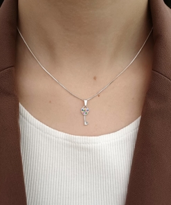 conjunto de plata (45cm) 9961