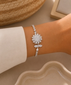 Pulsera con dije giratorio 1071