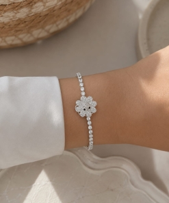 Pulsera con dije giratorio 1050