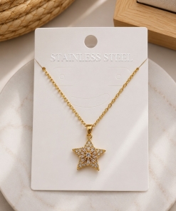 Conjunto ad con dije giratorio (45cm) 1081