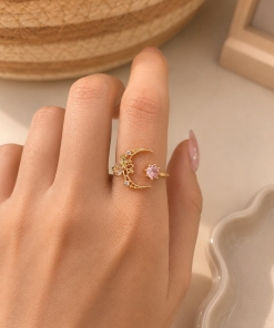 Anillo br dorado (regulable) DKAN2422