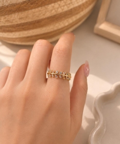 Anillo br dorado (talles 17/ 18) DKAN1442
