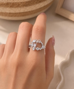 Anillo br blanco (talles 17/ 18) DKAN2432