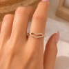 Anillo br dorado (talles 17/ 18) DKAN235
