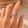 Anillo br blanco (talles 17/ 18) DKAN2562
