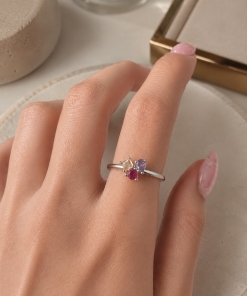 Anillo br blanco (talles 17/ 18) DKAN2542