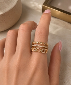 Set x3 anillos br (talles 17/ 18) 2103