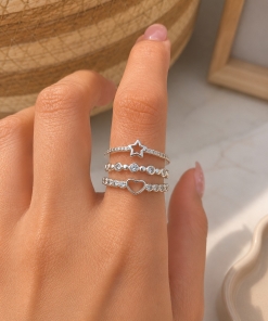 Set x3 anillos br (talles 17/ 18) 2108