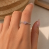 Anillo br blanco (talle 17/ 18) DKAN2482