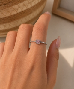Anillo br blanco (talle 17/ 18) DKAN2482