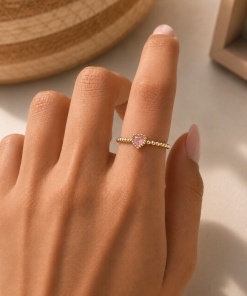 Anillo br dorado (talle 17/ 18) DKAN2482