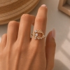 Anillo br dorado (talles 17/ 18) DKAN2411