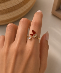 Anillo br dorado (regulable) DKAN1394