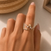 Anillo br dorado (talles 17/ 18) DKAN2181