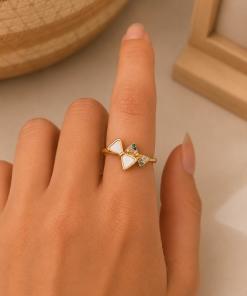 Anillo br dorado (talle 17/ 18) DKAN1592