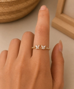 Anillo br dorado (talle 17/ 18) DKAN2531