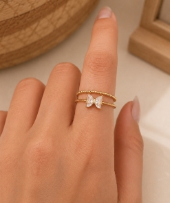 Anillo br dorado (talles 17/ 18) DKAN1571