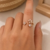 Anillo br dorado (regulable) DKAN2431