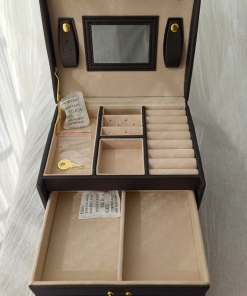 MALETIN EXHIBIDOR C/ESPEJO NEGRO 10029