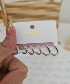 PACK DE 3 PARES DE ARGOLLAS BR 90008