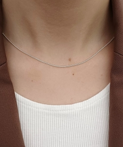 Cadena de plata (45cm) 8708