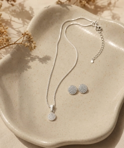 Conjunto de Plata con Aros (45+5cm) 07.00047.0