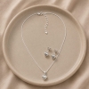 Conjunto de Plata con Aros (45+5cm) 07.00043.0
