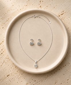 Conjunto de Plata con Aros (45+5) 07.00045.0