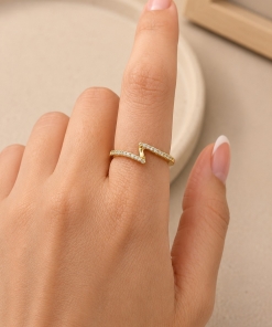 ANILLO DORADO AN616 (TALLE 17,18,19) MODELO SURTIDO