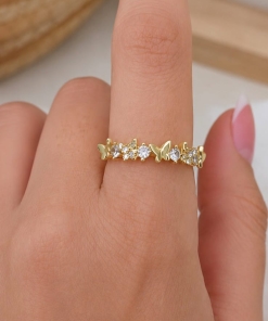 ANILLO DORADO AN619 (TALLE 17,18,19) MODELO SURTIDO