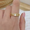 ANILLO DORADO AN605 (TALLE 17,18,19) MODELO SURTIDO