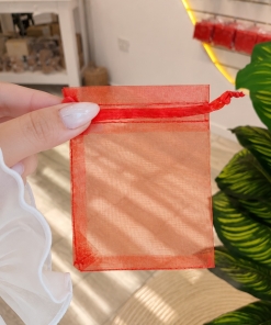 BOLSA DE ORGANZAS X50 UNIDADES 4526ROJO
