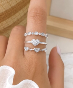 SET X3 ANILLOS AB DKAN375 (TALLES SURTIDO)