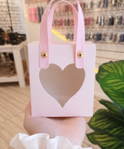 CAJA DE REGALO CON MANIJA 4524ROSA
