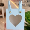 CAJA DE REGALO CON MANIJA 4524CELESTE