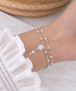 PULSERA DENARIO DE PLATA 03.00759.0 (18+5CM)