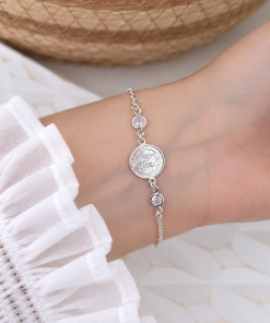 PULSERA DE PLATA 03.00908.0BL (18+5CM)