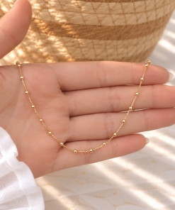 COLLAR DE ORO LAMINADO 02.00147.0D (45+5CM)