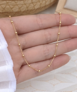 COLLAR DE ORO LAMINADO 03.00012.0D (45+5CM)