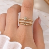 SET X3 ANILLOS AD DKAN380D (TALLE 17 Y 18)