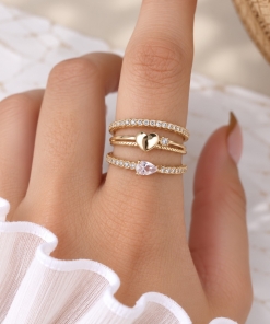 SET X3 ANILLOS AD DKAN371D (TALLE 17 Y 18)