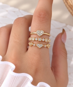 SET X3 ANILLOS AD DKAN375D (TALLE 17 Y 18)
