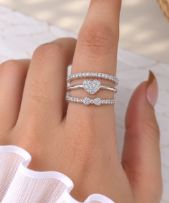 SET X3 ANILLOS AB DKAN224BL (TALLE 17 Y 18)