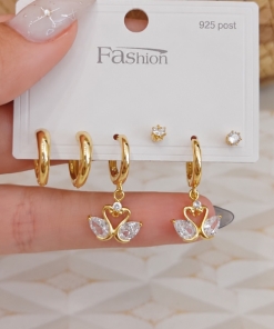 SET X3 PARES DE AROS AD 5394