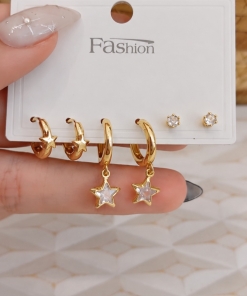 SET X3 PARES DE AROS AD 5395