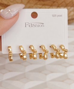 SET X3 PARES DE AROS AD 5390
