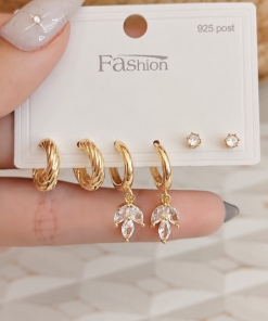 SET X3 PARES DE AROS AD 5391